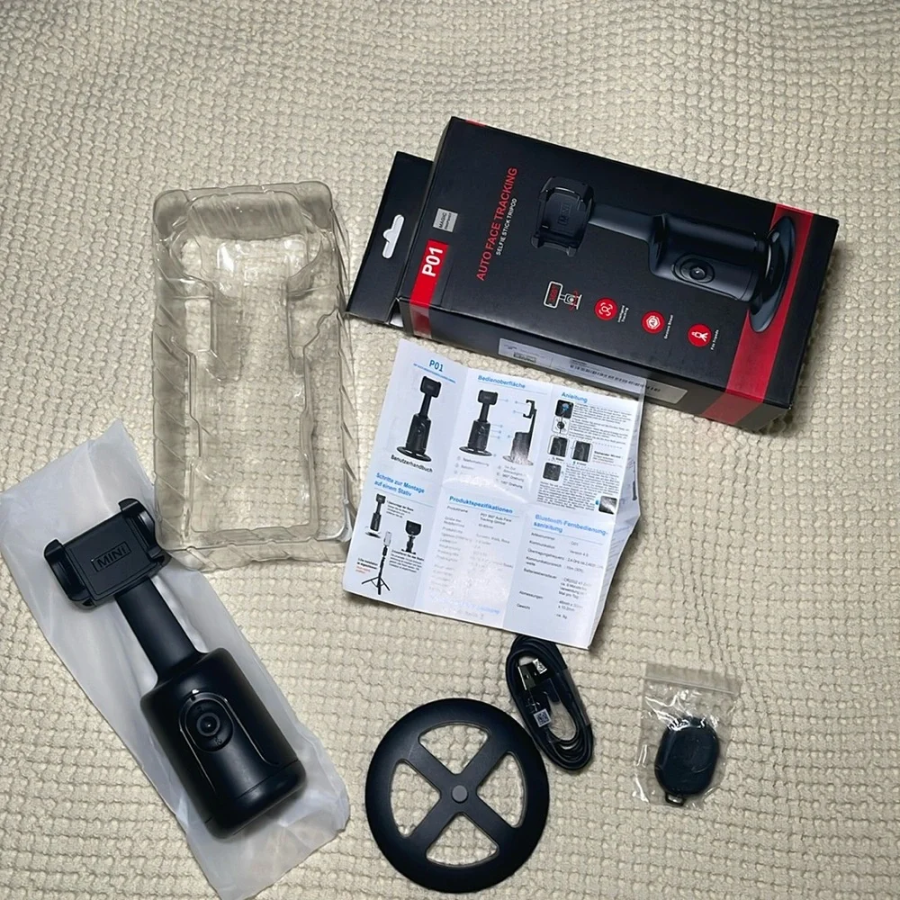 AUTO FACE TRACKING TRIPOD-black